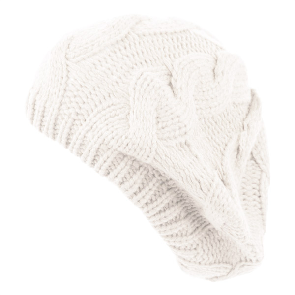 KNIT CABLE CLASSIC BERETS BR1709 - Image 6
