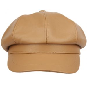FAUX LEATHER GREEK FISHERMAN HATS CD4136