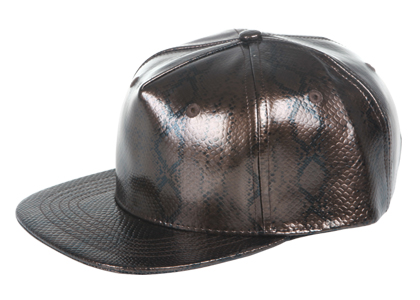 FAUX LEATHER FIVE PANEL CAPS CP1949 - Image 5