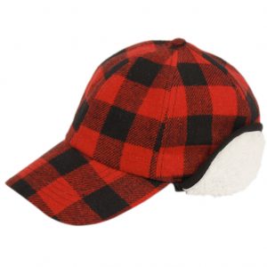 WOOL BLEND EARFLAP CAP W/SHERPA LINING CP4077