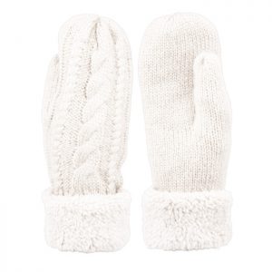 WINTER KNIT MITTENS WITH SHERPA LINING GL3014