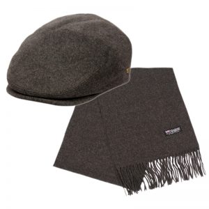 IVY CAP W/SCARF SETS IV3009+S001 GRY