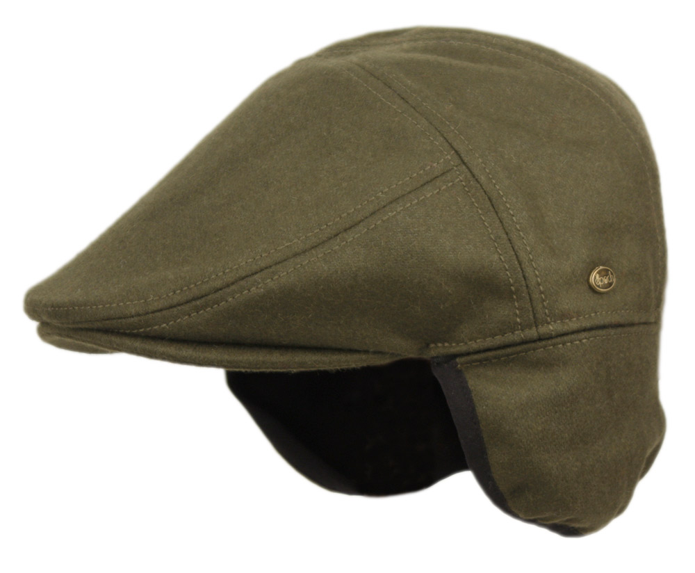 MELTON WOOL FLAT IVY CAPS W/EARMUFF IVE2342 - Image 7