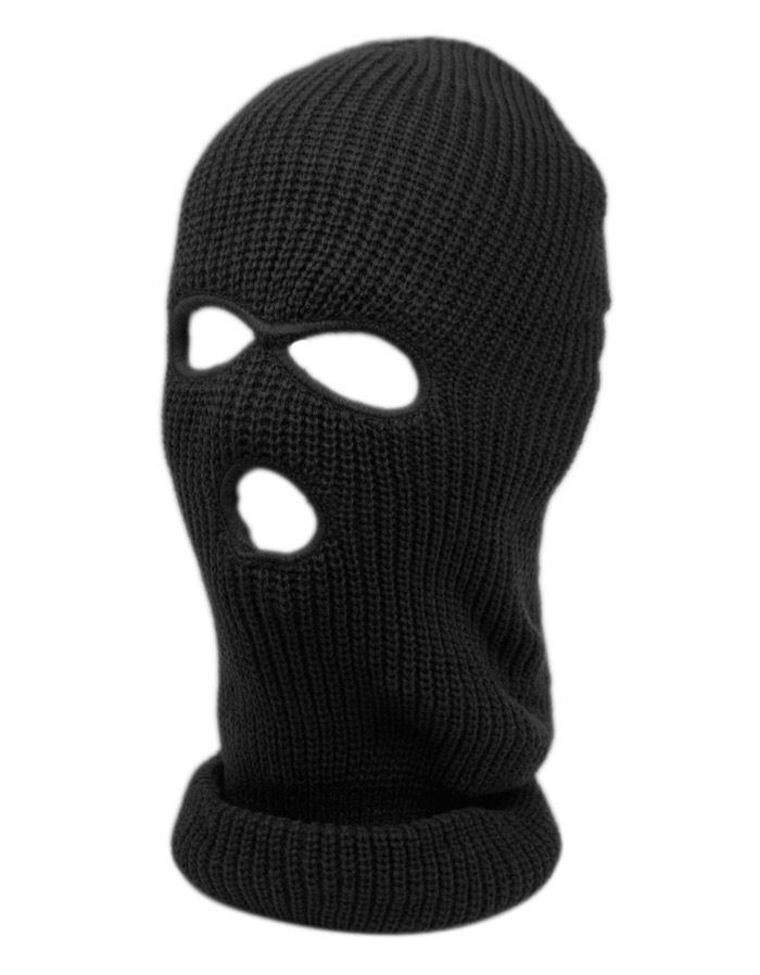 3 HOLES KNIT WINTER SPORTS MASK MSK2141_A - Image 3