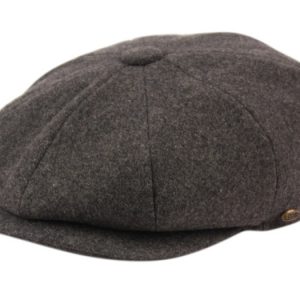 SOLID COLOR MELTON WOOL NEWSBOY CAP NSB1595