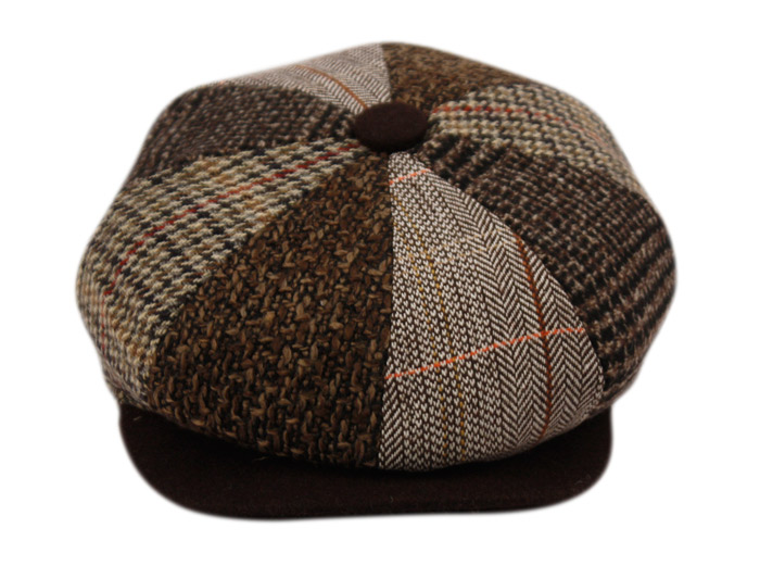 MULTI PATCH WORK NEWSBOY CAP NSB1910 - Image 3