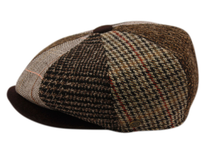 MULTI PATCH WORK NEWSBOY CAP NSB1910 - Image 2