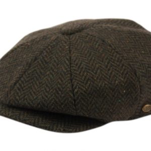 TWEED HERRINGBONE WOOL BLEND NEWSBOY HATS NSB2746