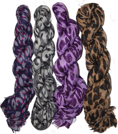 LEOPARD PRINT SCARF SC1004 A - Image 2