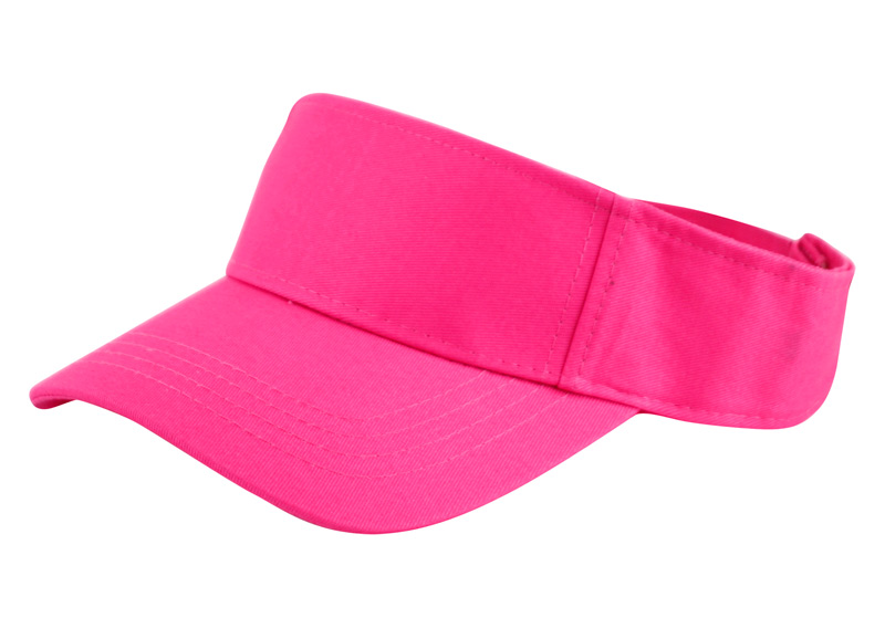 COTTON SOLID COLOR VISOR V0327
