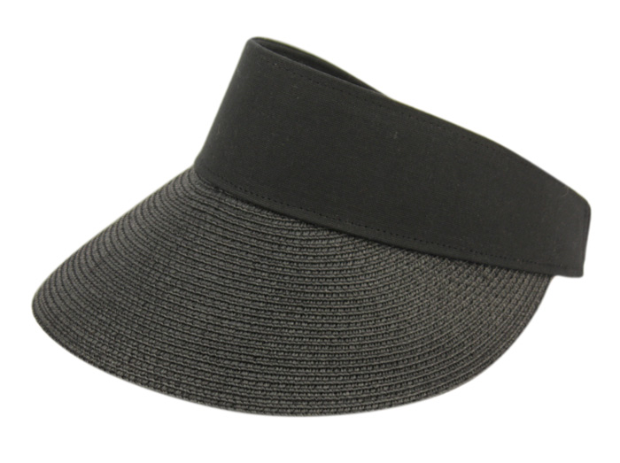 SUMMER BRAID POLY STRAW SUN VISOR V4031 - Image 7