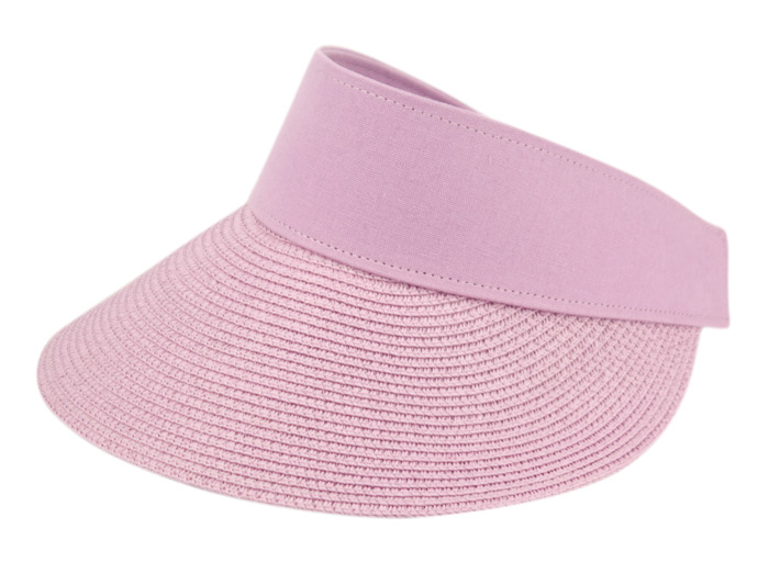 SUMMER BRAID POLY STRAW SUN VISOR V4031 - Image 8